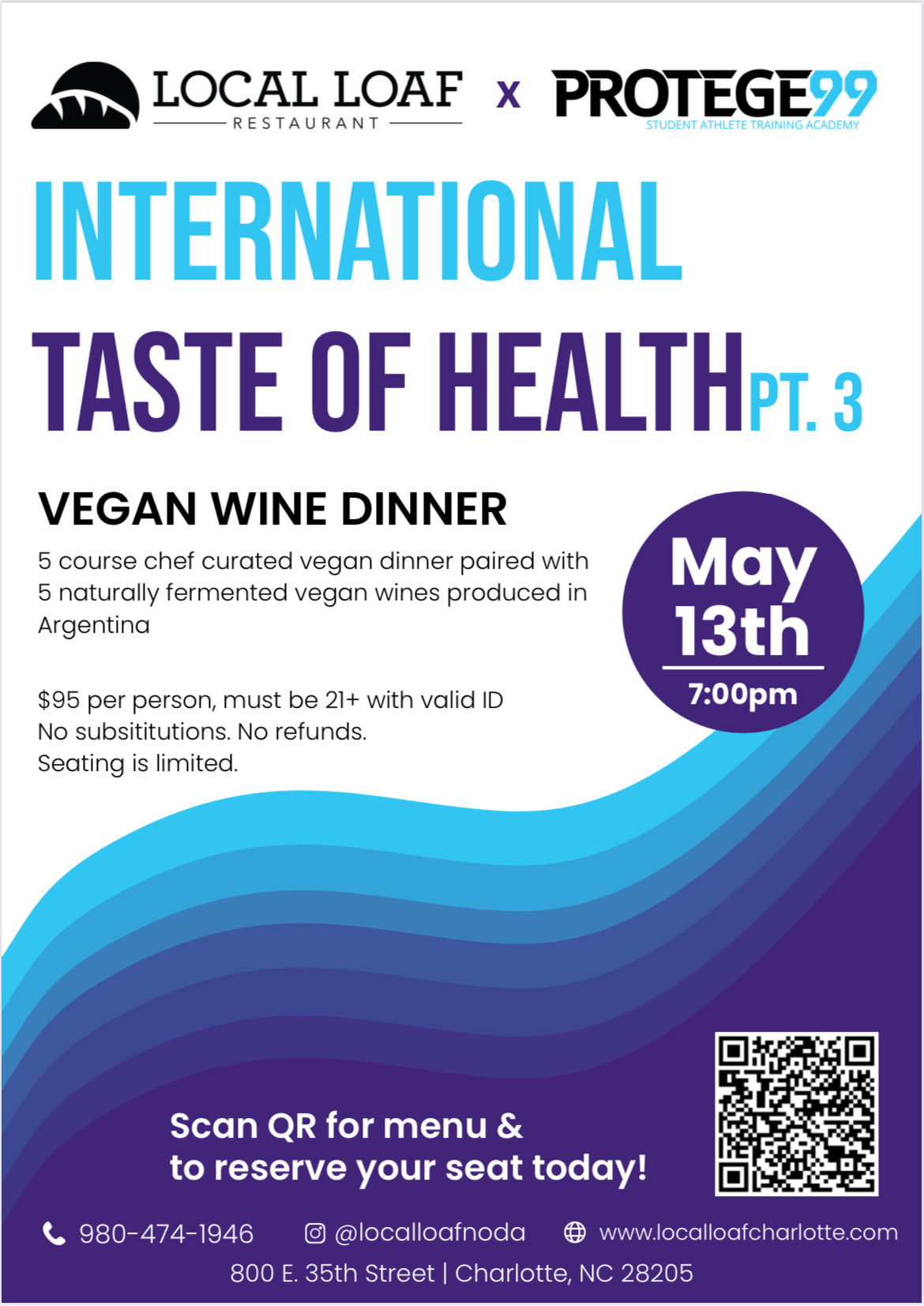 Protege99 International Taste Of Health Flyer